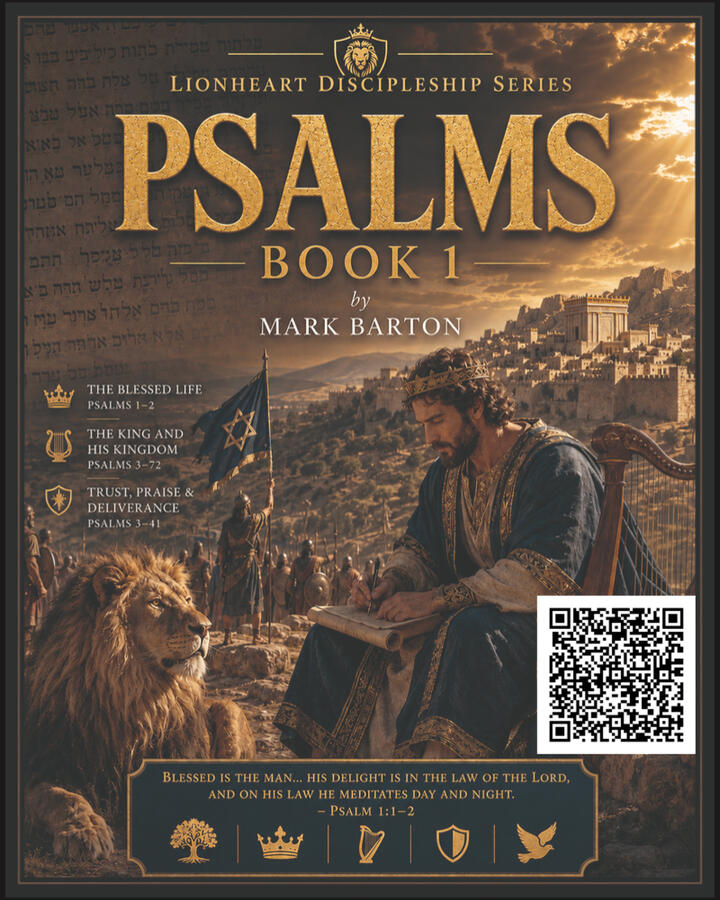 Book of Psalms Scripture mandala coloring book by Mark Barton